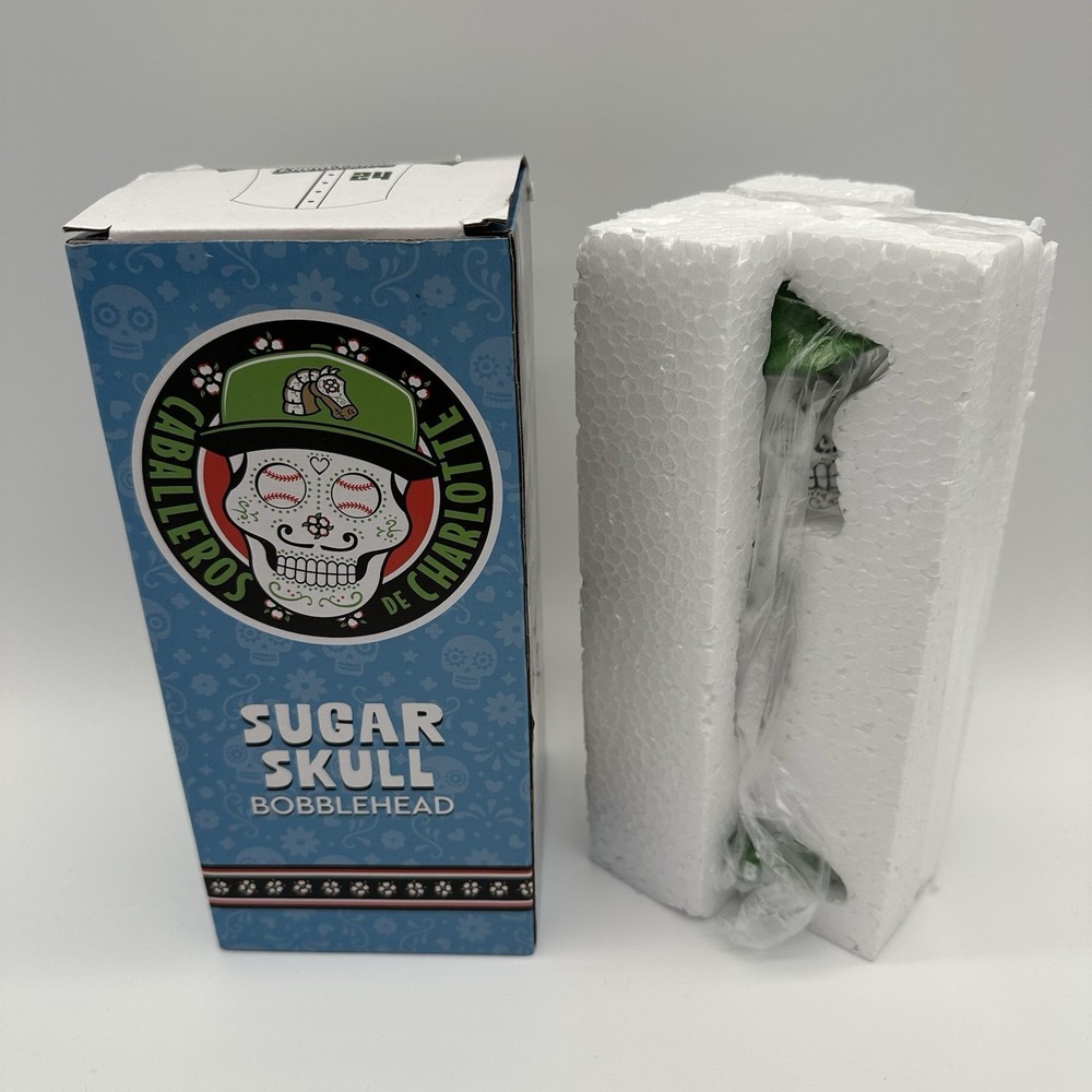 Charlotte Knights Bobblehead  "Sugar Skull"‎ Whitesox Affiliate SGA Caballeros